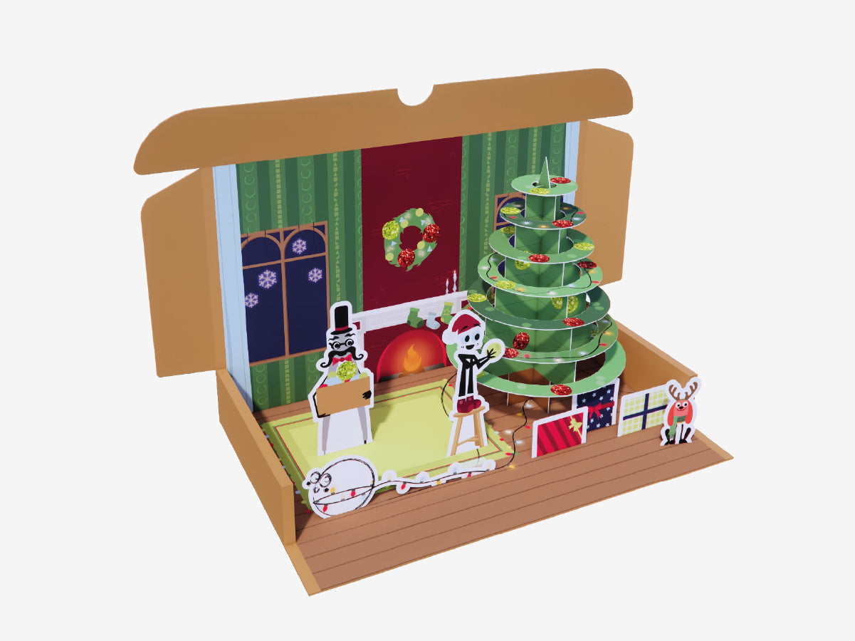 Pi's knutselset - alles draait om kerstbomen