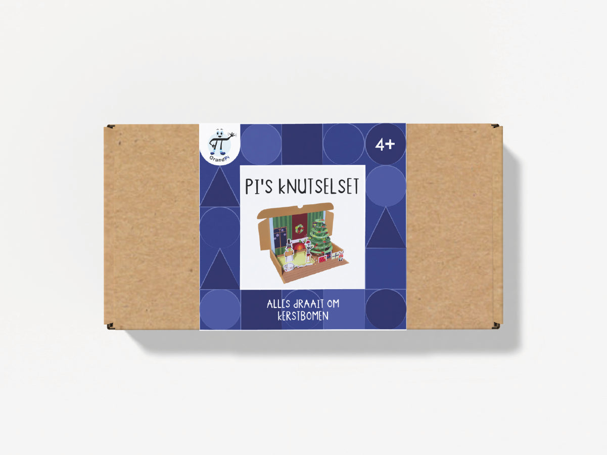 Pi's knutselset - alles draait om kerstbomen