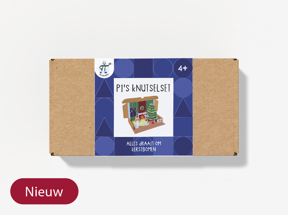 Pi's knutselset - alles draait om kerstbomen