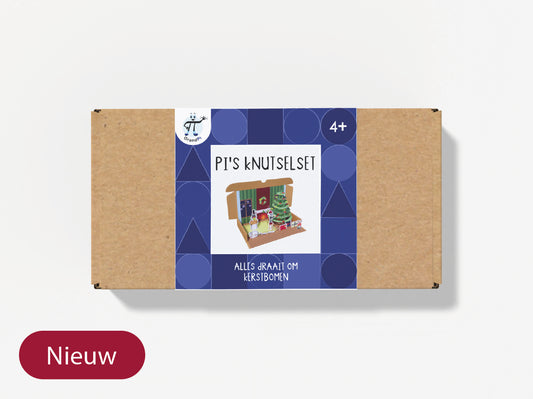 Pi's knutselset - alles draait om kerstbomen