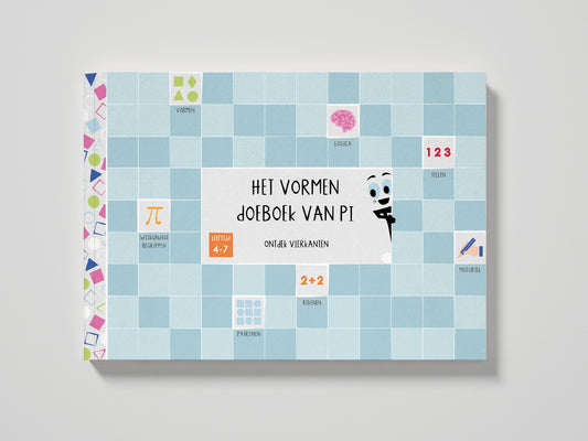 Het vormen doeboek van Pi - ontdek vierkanten