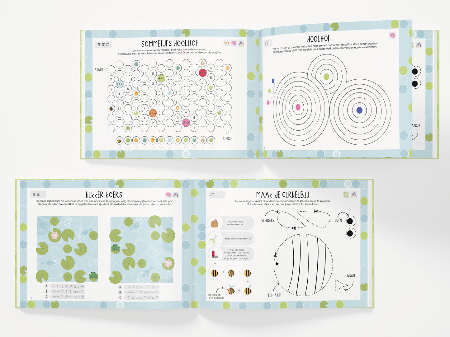 Het vormen doeboek van Pi - ontdek cirkels