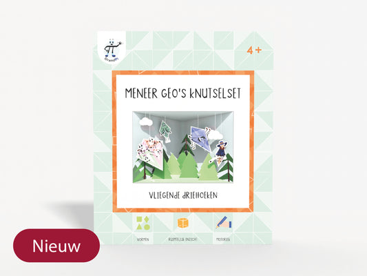 Meneer Geo's knutselset - vliegende driehoeken