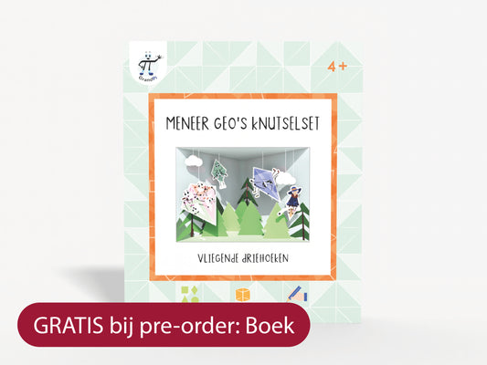 Meneer Geo's knutselset - vliegende driehoeken